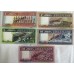 SWAZILAND 1978 . ONE 1 - TWENTY 20 EMALANGENI BANKNOTES . SPECIMEN